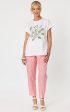 Sarah Rib Coral Waist Linen Pant For Sale