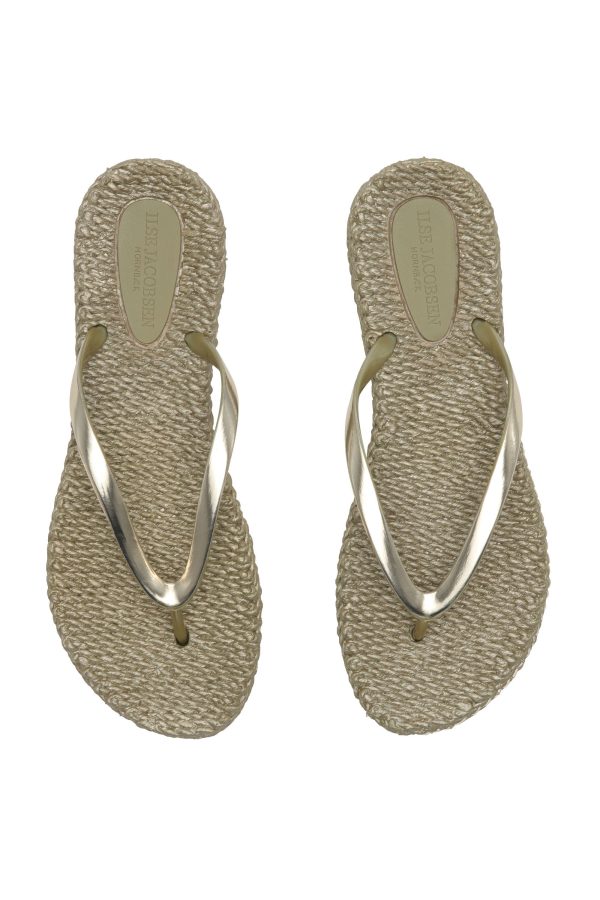 Metallic Flip Flop Platin Cheap