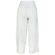 Lotti Raw P on Wideleg Lincot White Pant Online Sale