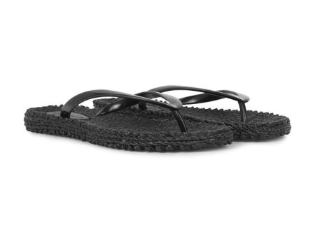 Metallic Flip Flop Black Online Sale