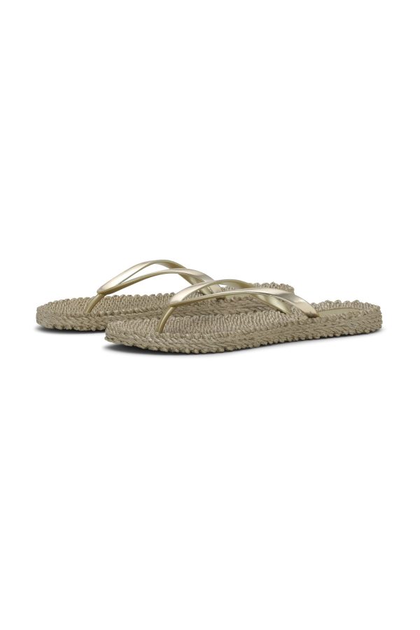 Metallic Flip Flop Platin Cheap