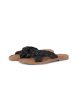 Vera 1006 Leather Sandal Black Hot on Sale