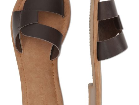 Vera 1004 Leather Sandal Bison Online Sale