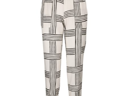 Gerrie Pull On Pant Check Print Online Hot Sale