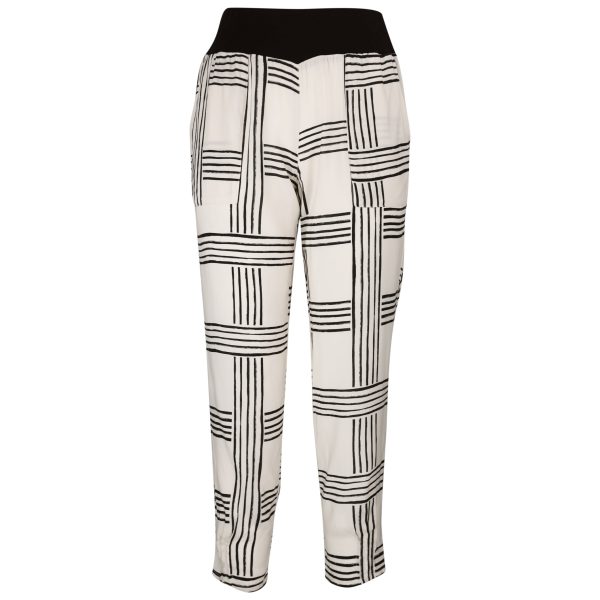 Gerrie Pull On Pant Check Print Online Hot Sale