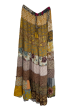 Glamour Patchwork Tiered Skirt For Sale