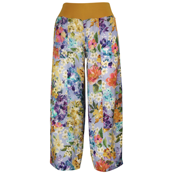 Lotti Raw P on Wideleg Multi Floral Pant For Sale