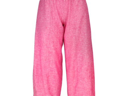 Lotti Raw P on Wideleg Yd Pink Topaz Pant Online now