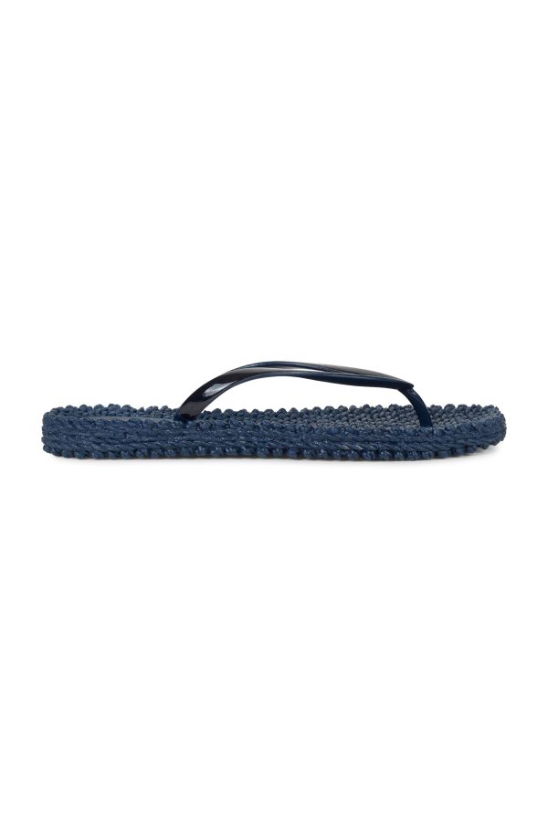 Metallic Flip Flop Indigo Fashion