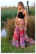 Glamour Patchwork Tiered Skirt For Sale