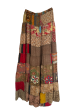 Glamour Patchwork Tiered Skirt For Sale