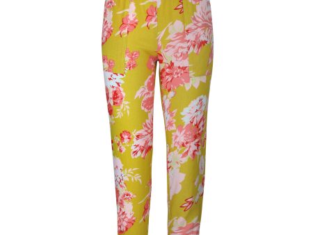 Gerrie Pull On Pant Coral Floral Online