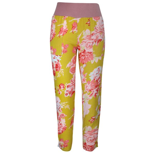 Gerrie Pull On Pant Coral Floral Online