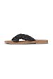 Vera 1006 Leather Sandal Black Hot on Sale