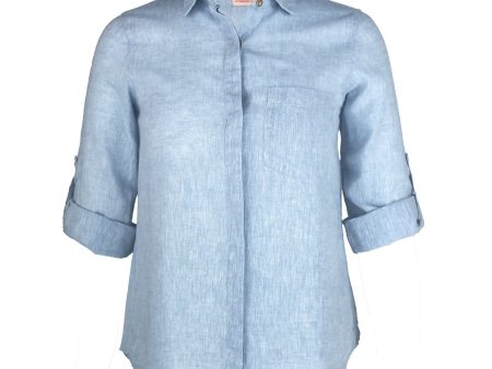 Kelly Shirt Sky Blue Cheap