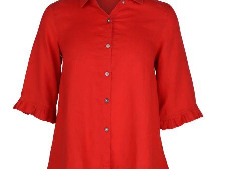 Rose Ruffle  Fiesta Shirt Sale