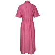 Tanya Tuck Shirt Dress Yd Pink Topaz For Sale