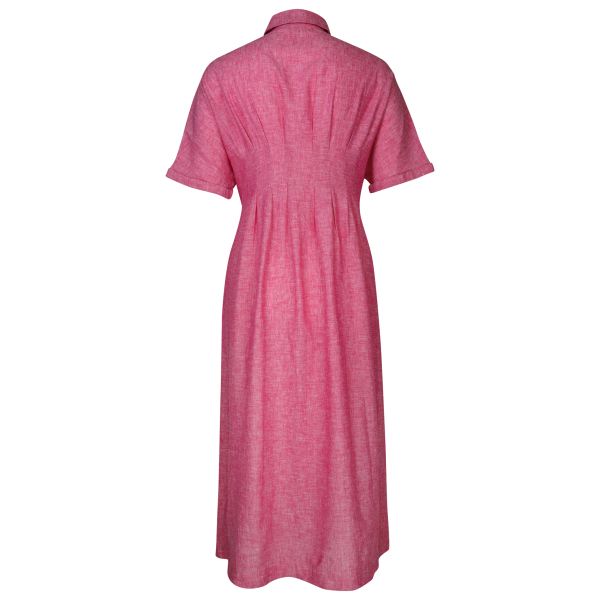 Tanya Tuck Shirt Dress Yd Pink Topaz For Sale