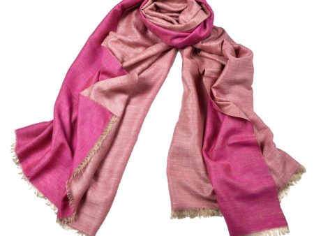 T543 Reversible Pink Pink Shawl Sale