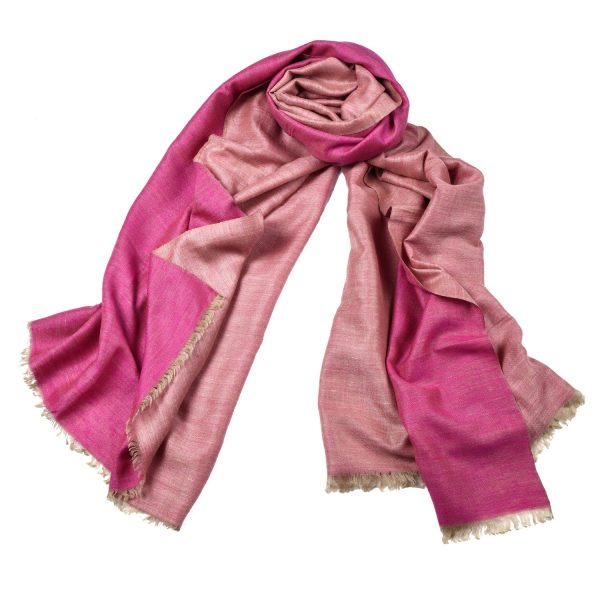 T543 Reversible Pink Pink Shawl Sale