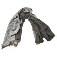 T540 Reversible  Black Grey Shawl Supply