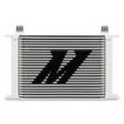 Universal 25-Row Oil Cooler, White For Discount