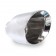 Stainless Works Conical Double Wall Slash Cut Exhaust Tip - 4in Body 2 1 2in For Sale