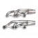 Stainless Works Chevy Small Block Turbo Headers Up and Forward For Discount