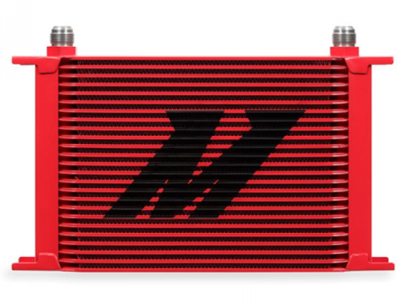 Universal 25-Row Oil Cooler, Red on Sale