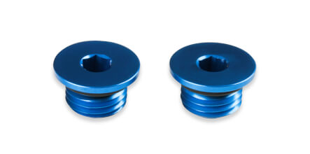 -3AN LOW PROFILE PORT PLUG, BLUE, 2PK Sale