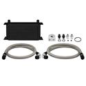 Universal 19 Row Oil Cooler Kit, Black Online