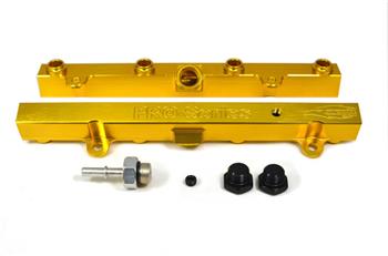 TRI-FLOW Honda K20 K24 Fuel Rail Gold A3 - 3 4 Boss to AN-8 2pc. & 3 4 Boss Plug 1pc. For Discount