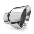 Stainless Works Conical Double Wall Slash Cut Exhaust Tip - 5in Body 3in Inlet 6-1 4in length Supply