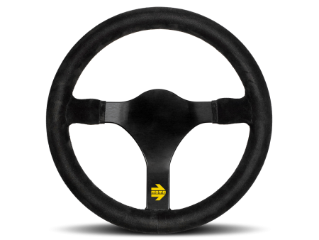 Steering Wheel - MOD.31, 340 Diam, 0 Dish, Blk Suede, Blk Spokes Cheap