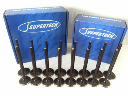 Supertech Subaru EJ20 EJ25 Black Nitrided Intake Valve - +1mm Oversize - Set (SIVN-1014-2-8) Discount