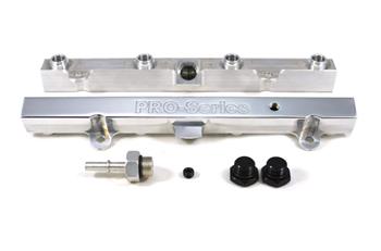 TRI-FLOW Honda K20 K24 Fuel Rail Polished A7 - 3 4 Boss to AN-10 1pc. & 3 4 Boss Plug 2pc. Supply