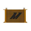 Universal 25-Row Oil Cooler, Gold For Cheap