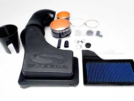 Steeda HARDCORE Mustang GT ProFlow Closed Cold Air Intake (2015-2021) on Sale