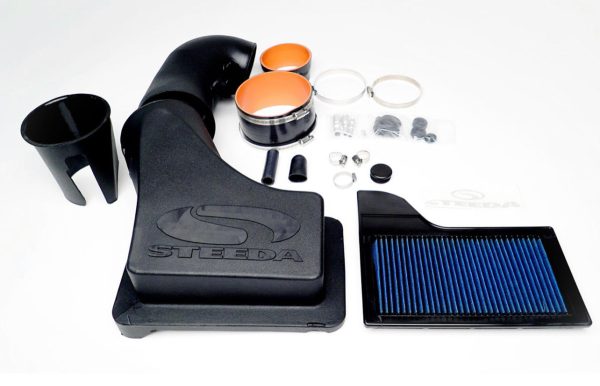 Steeda HARDCORE Mustang GT ProFlow Closed Cold Air Intake (2015-2021) on Sale